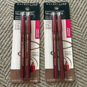 Maybelline Expert Wear Twin Eye & Brow Pencil Liner Bundle